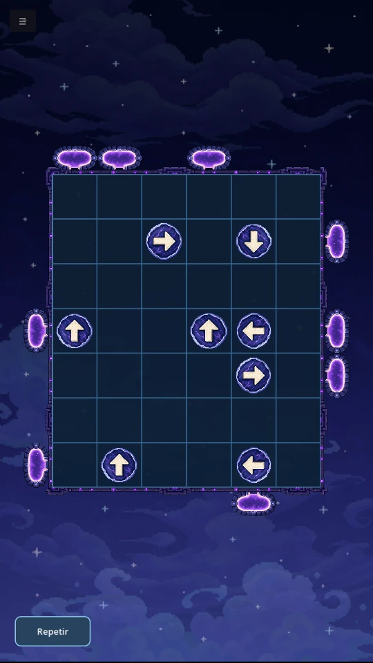 A MythGates board with runes and portals in an early stage.